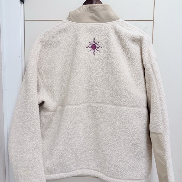 The North Face Cragmont 1/4-Snap Fleece Pullover in cream Engraved Vail 2022 L - Picture 6 of 10